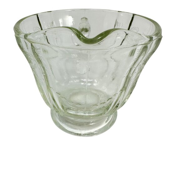 Depression Glass Federal Madrid Clear Creamer Pitcher - Picture 4 of 5